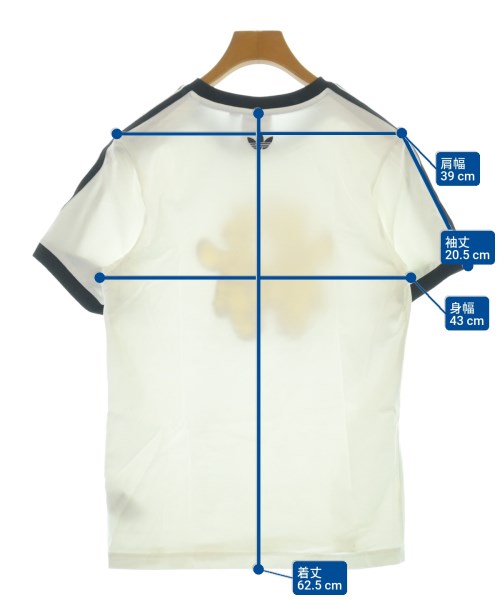 adidas（アディダス）Tシャツ・カットソー 白 サイズ:S メンズ/2200640003203