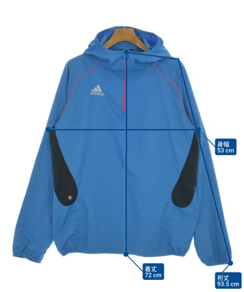adidas（アディダス）パーカー 青 サイズ:XO(XXL位) メンズ/2200648773023