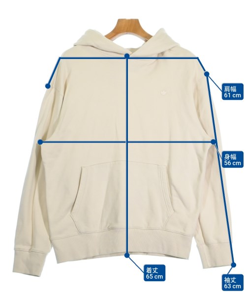 adidas（アディダス）パーカー 白 サイズ:L メンズ/2200649743025
