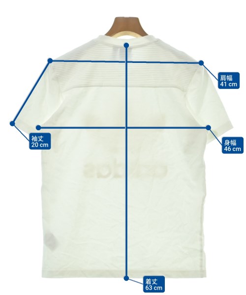 adidas（アディダス）Tシャツ・カットソー 白 サイズ:L メンズ/2200644237017
