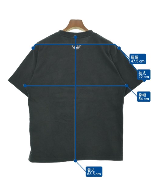 adidas（アディダス）Tシャツ・カットソー 黒 サイズ:XO(XL位) メンズ/2200644237055