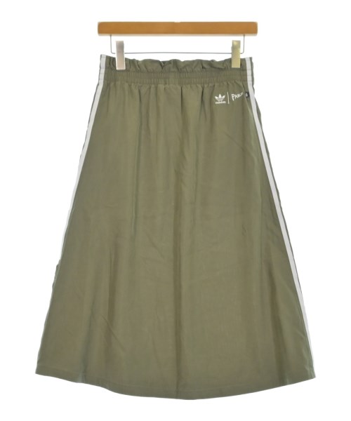 adidas（アディダス）ひざ丈スカート カーキ サイズ:S レディース/2200653116044