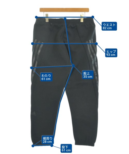 adidas（アディダス）スウェットパンツ 黒 サイズ:XL メンズ/2200653403038