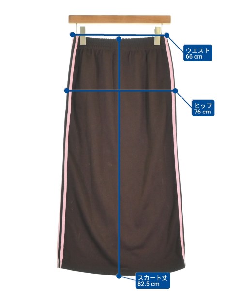 adidas（アディダス）ロング・マキシ丈スカート 赤 サイズ:XL レディース/2200702860188