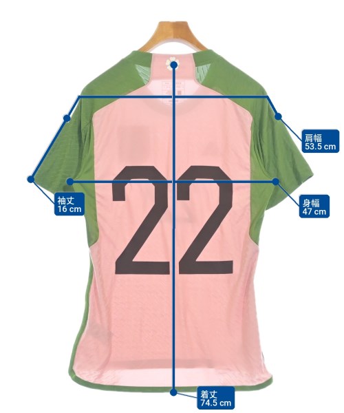 adidas（アディダス）Tシャツ・カットソー ピンク サイズ:M メンズ/2200702434037