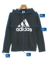 adidas（アディダス）パーカー 黒 サイズ:L レディース/2200697849038