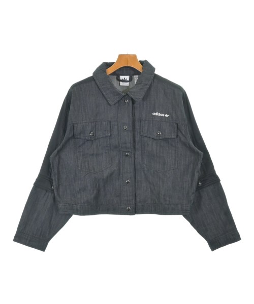 adidas(アディダス)デニムジャケット 黒 サイズ:S/2200704296091