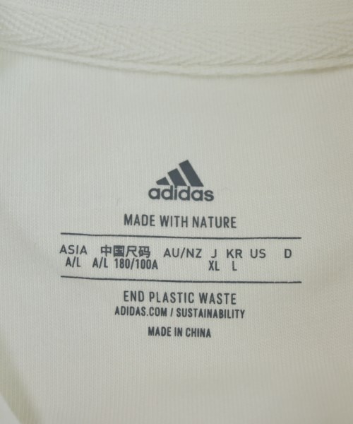 adidas（アディダス）Tシャツ・カットソー 白 サイズ:L メンズ/2200701920012