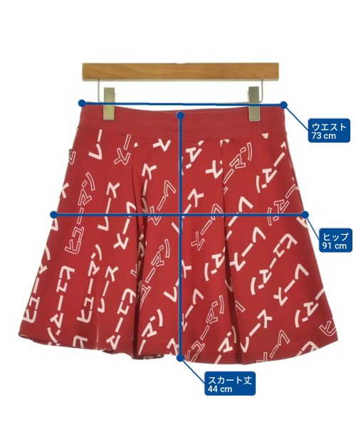 adidas（アディダス）ミニスカート 赤 サイズ:L レディース/2200708302040