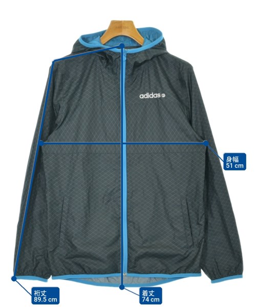 adidas（アディダス）マウンテンパーカー 紺 サイズ:L メンズ/2200709692010