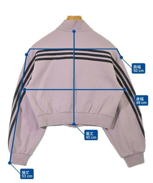 adidas（アディダス）スウェット 紫 サイズ:L レディース/2200709696087