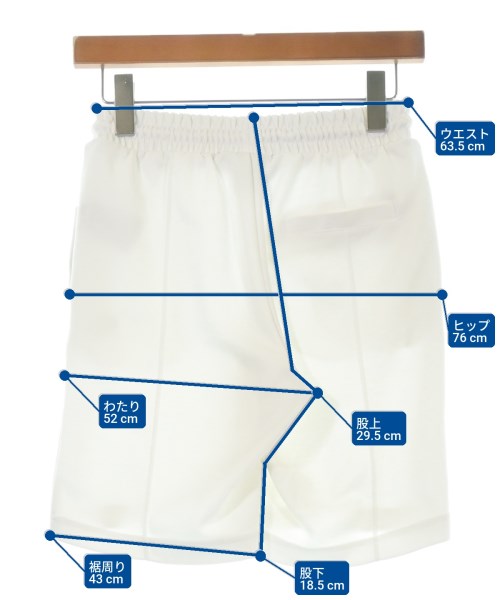 adidas（アディダス）ショートパンツ 白 サイズ:M レディース/2200709696100