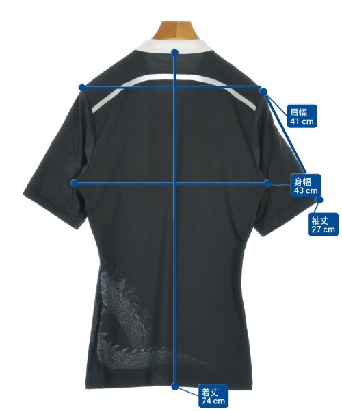 Yohji Yamamoto（ヨウジヤマモト）Tシャツ・カットソー 黒 サイズ:M メンズ/2200660158075