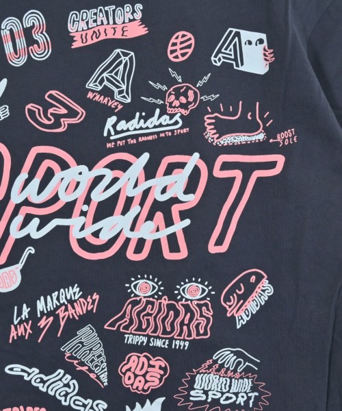 adidas（アディダス）Tシャツ・カットソー 紺 サイズ:S レディース/2200661516300