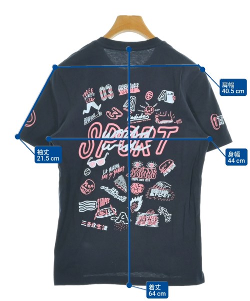 adidas（アディダス）Tシャツ・カットソー 紺 サイズ:S レディース/2200661516300