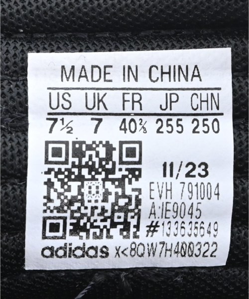 adidas（アディダス）スニーカー 黒 サイズ:25.5cm メンズ/2200664773014