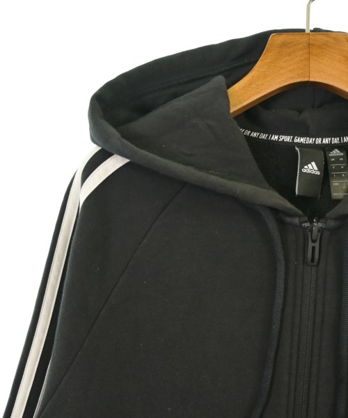 adidas（アディダス）パーカー 黒 サイズ:OT(XL位) レディース/2200661251072
