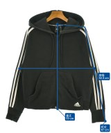 adidas（アディダス）パーカー 黒 サイズ:OT(XL位) レディース/2200661251072