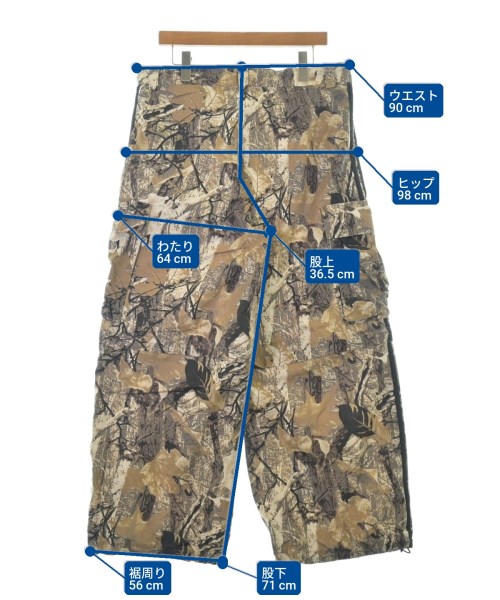 adidas（アディダス）カーゴパンツ ベージュ サイズ:XL メンズ/2200662506041