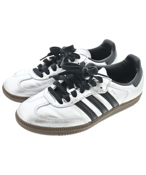 adidas(アディダス)スニーカー シルバー サイズ:24.5cm/2200667544024