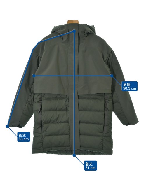 adidas（アディダス）ダウンコート カーキ サイズ:S レディース/2200666514028