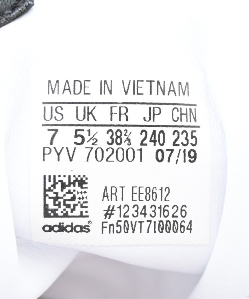 adidas（アディダス）スニーカー 白 サイズ:24cm レディース/2200669552041