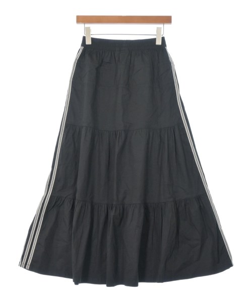 adidas（アディダス）ロング・マキシ丈スカート 黒 サイズ:L レディース/2200670318087