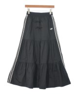 adidas（アディダス）ロング・マキシ丈スカート 黒 サイズ:L レディース/2200670318087