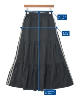 adidas（アディダス）ロング・マキシ丈スカート 黒 サイズ:L レディース/2200670318087