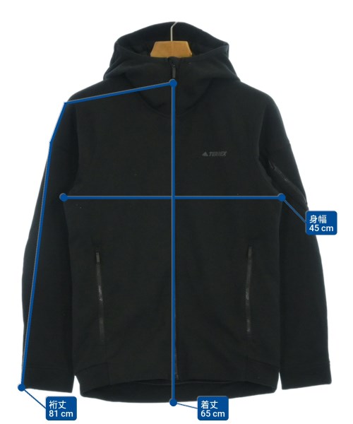 adidas（アディダス）パーカー 黒 サイズ:M メンズ/2200667387010