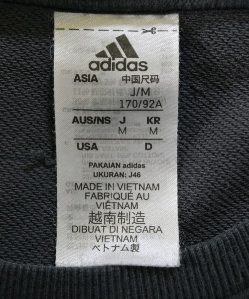 adidas（アディダス）スウェット 黒 サイズ:M メンズ/2200664210038