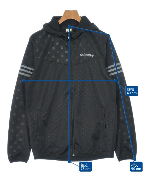 adidas（アディダス）パーカー 黒 サイズ:O(XL位) メンズ/2200667883093