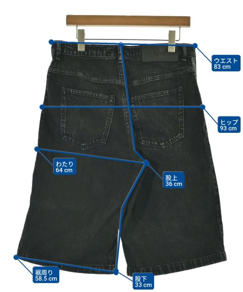 adidas（アディダス）ショートパンツ 黒 サイズ:34(XL位) メンズ/2200723829096