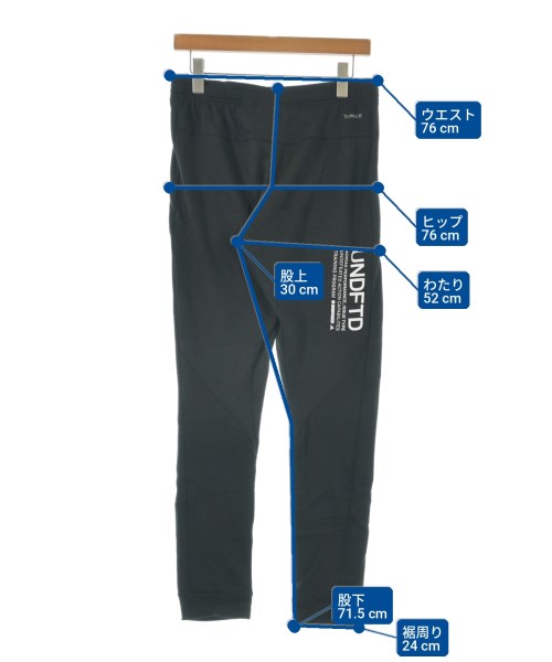 UNDEFEATED（アンディフィーテッド）スウェットパンツ 黒 サイズ:XS メンズ/2200728619722