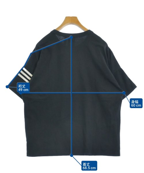 adidas（アディダス）Tシャツ・カットソー 黒 サイズ:XL メンズ/2200723742180