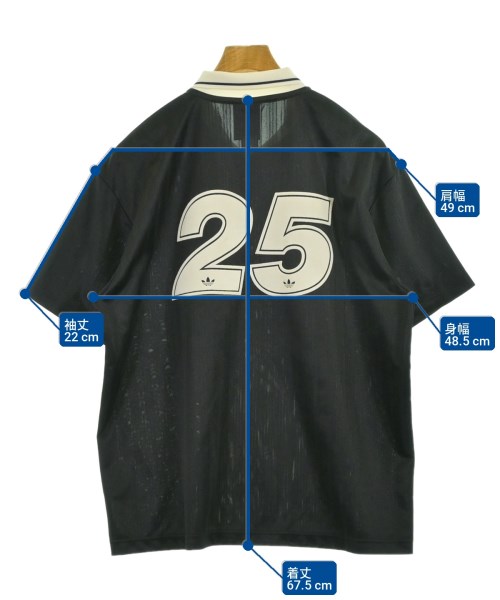 adidas（アディダス）ポロシャツ 黒 サイズ:M メンズ/2200730597025