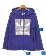 adidas（アディダス）パーカー 紫 サイズ:OT(XL位) レディース/2200730949015