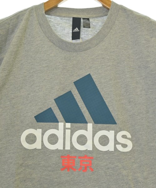 adidas（アディダス）Tシャツ・カットソー グレー サイズ:L メンズ/2200727197030