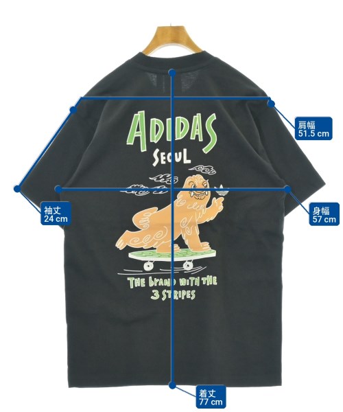 adidas（アディダス）Tシャツ・カットソー 黒 サイズ:L メンズ/2200731417032