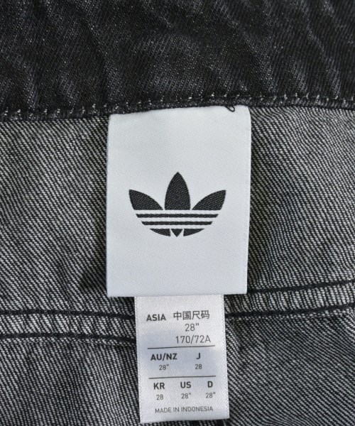 adidas（アディダス）デニムパンツ 黒 サイズ:28(L位) レディース/2200732044022
