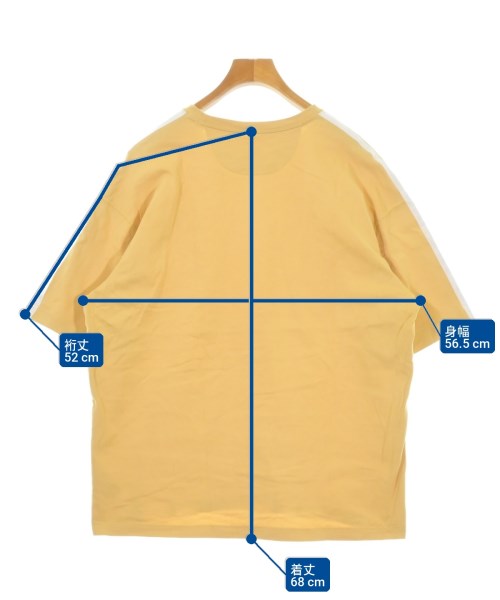 adidas（アディダス）Tシャツ・カットソー 黄 サイズ:2XL(XXL位) メンズ/2200732190064