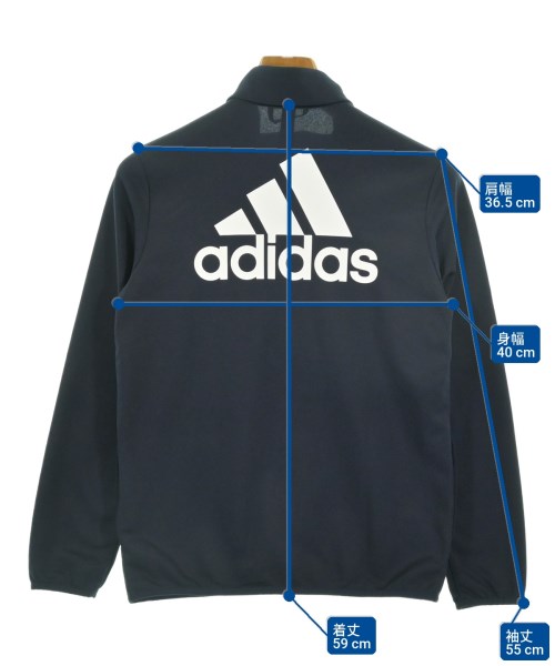 adidas（アディダス）スウェット 紺 サイズ:150(M位) レディース/2200732694029