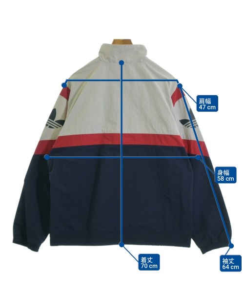 adidas（アディダス）ブルゾン 白 サイズ:O(XL位) メンズ/2200732866013
