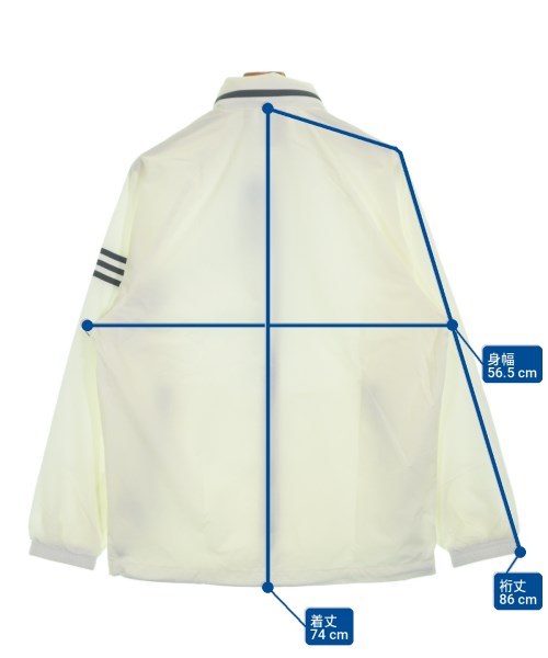 adidas（アディダス）ブルゾン 白 サイズ:XS メンズ/2200734425041