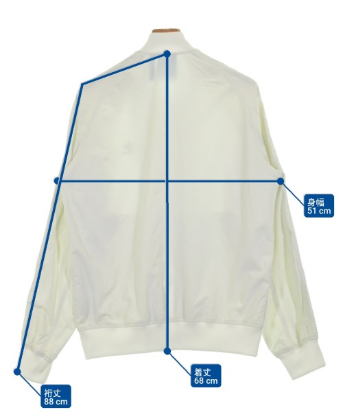 adidas（アディダス）ブルゾン 白 サイズ:M メンズ/2200734532022