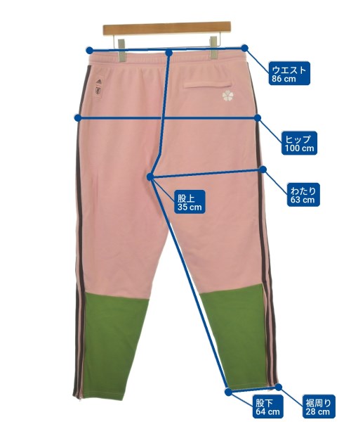 adidas（アディダス）スウェットパンツ ピンク サイズ:2XL(XXL位) メンズ/2200728611139