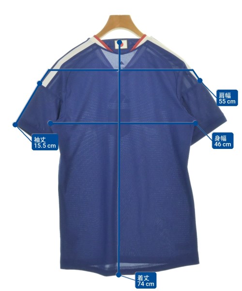 adidas（アディダス）Tシャツ・カットソー 青 サイズ:L メンズ/2200736719018