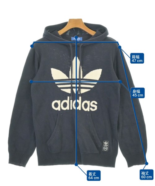 adidas（アディダス）ニット・セーター 紺 サイズ:S メンズ/2200736852012