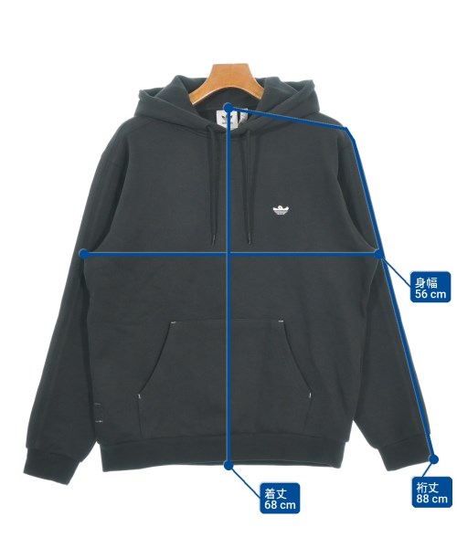 adidas（アディダス）パーカー 黒 サイズ:L メンズ/2200714324043