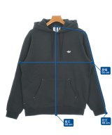 adidas（アディダス）パーカー 黒 サイズ:L メンズ/2200714324043